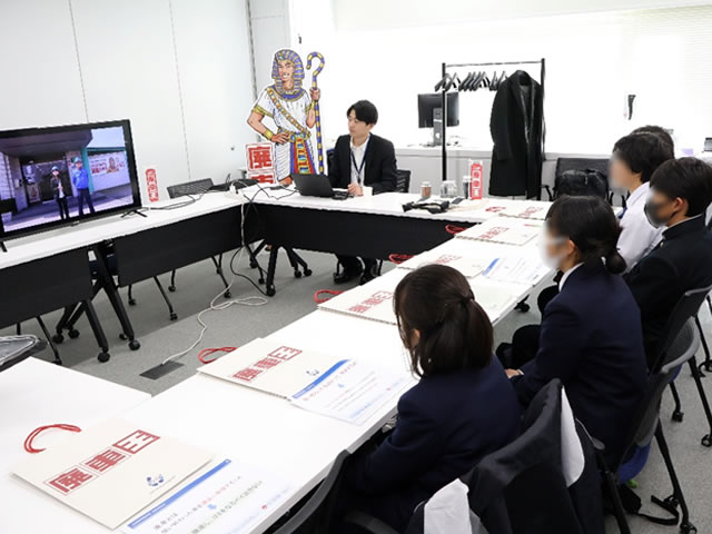 中学生の校外学習におけるSDGs企業訪問を受入れ