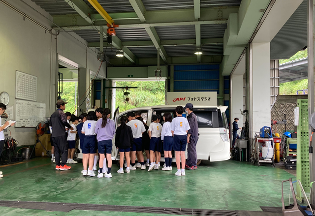 中学生の校外学習におけるSDGs企業訪問を受入れ