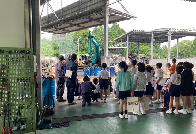 中学生の校外学習におけるSDGs企業訪問を受入れ